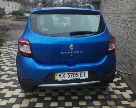 Синий Рено Сандеро СтэпВэй, объемом двигателя 1.46 л и пробегом 110 тыс. км за 7000 $, фото 3 на Automoto.ua