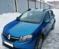 Синий Рено Сандеро СтэпВэй, объемом двигателя 1.6 л и пробегом 32 тыс. км за 11300 $, фото 1 на Automoto.ua