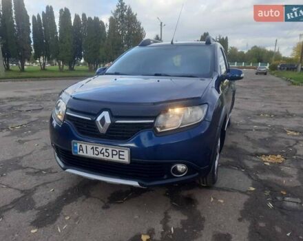 Синий Рено Сандеро СтэпВэй, объемом двигателя 1.46 л и пробегом 180 тыс. км за 8300 $, фото 6 на Automoto.ua