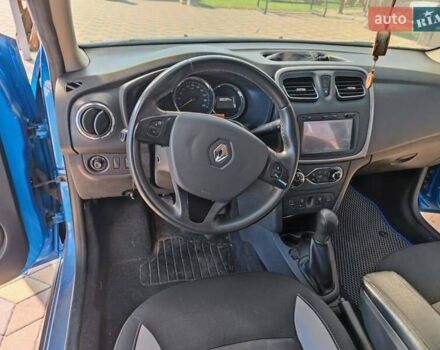 Синий Рено Сандеро СтэпВэй, объемом двигателя 1.46 л и пробегом 110 тыс. км за 9700 $, фото 3 на Automoto.ua