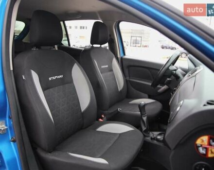 Синий Рено Сандеро СтэпВэй, объемом двигателя 1.46 л и пробегом 92 тыс. км за 9800 $, фото 8 на Automoto.ua