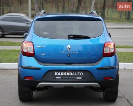 Синий Рено Сандеро СтэпВэй, объемом двигателя 1.46 л и пробегом 92 тыс. км за 9800 $, фото 4 на Automoto.ua