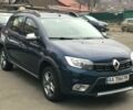 Синий Рено Сандеро СтэпВэй, объемом двигателя 0.9 л и пробегом 74 тыс. км за 9500 $, фото 1 на Automoto.ua