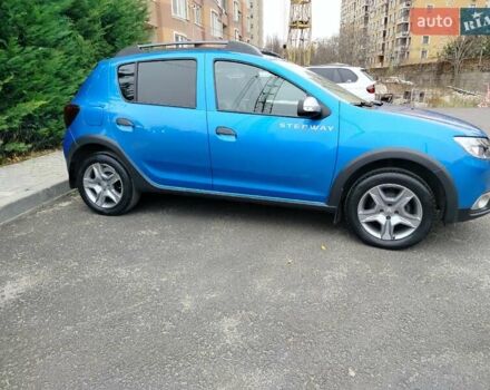 Синий Рено Сандеро СтэпВэй, объемом двигателя 0.9 л и пробегом 100 тыс. км за 8300 $, фото 6 на Automoto.ua