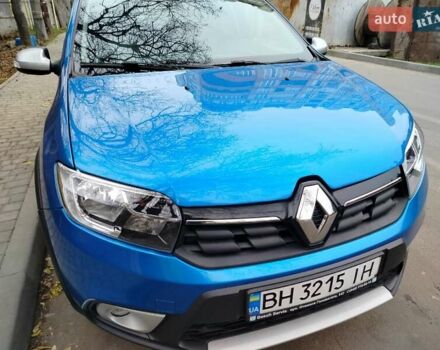 Синий Рено Сандеро СтэпВэй, объемом двигателя 0.9 л и пробегом 100 тыс. км за 8300 $, фото 3 на Automoto.ua