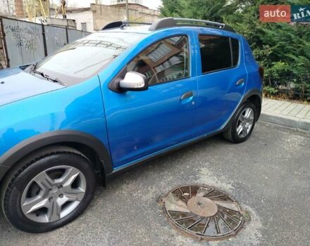 Синий Рено Сандеро СтэпВэй, объемом двигателя 0.9 л и пробегом 100 тыс. км за 8300 $, фото 22 на Automoto.ua