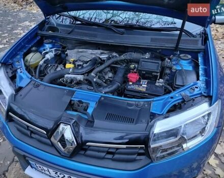 Синий Рено Сандеро СтэпВэй, объемом двигателя 0.9 л и пробегом 100 тыс. км за 8300 $, фото 12 на Automoto.ua