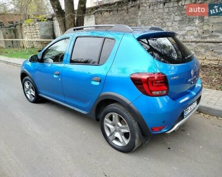 Синий Рено Сандеро СтэпВэй, объемом двигателя 0.9 л и пробегом 100 тыс. км за 8300 $, фото 21 на Automoto.ua