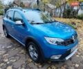 Синий Рено Сандеро СтэпВэй, объемом двигателя 0.9 л и пробегом 100 тыс. км за 9200 $, фото 1 на Automoto.ua
