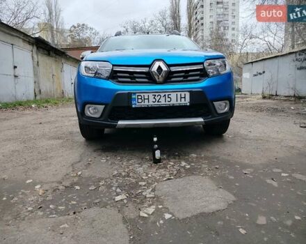 Синий Рено Сандеро СтэпВэй, объемом двигателя 0.9 л и пробегом 100 тыс. км за 7800 $, фото 17 на Automoto.ua