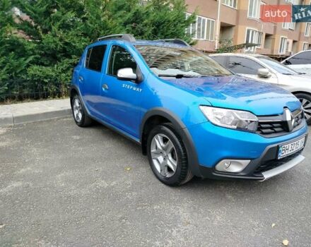 Синий Рено Сандеро СтэпВэй, объемом двигателя 0.9 л и пробегом 100 тыс. км за 8300 $, фото 9 на Automoto.ua