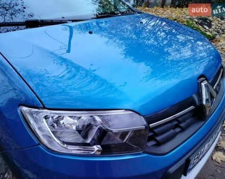 Синий Рено Сандеро СтэпВэй, объемом двигателя 0.9 л и пробегом 100 тыс. км за 9200 $, фото 11 на Automoto.ua