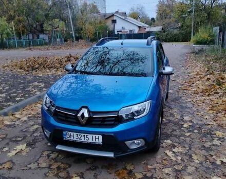 Синий Рено Сандеро СтэпВэй, объемом двигателя 0.9 л и пробегом 100 тыс. км за 9200 $, фото 24 на Automoto.ua