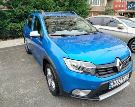 Синий Рено Сандеро СтэпВэй, объемом двигателя 0.9 л и пробегом 100 тыс. км за 8300 $, фото 8 на Automoto.ua