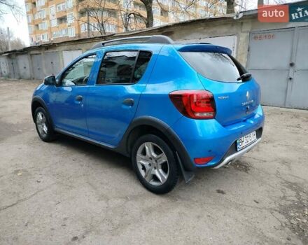Синий Рено Сандеро СтэпВэй, объемом двигателя 0.9 л и пробегом 100 тыс. км за 7800 $, фото 15 на Automoto.ua