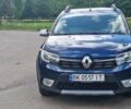 Синий Рено Сандеро СтэпВэй, объемом двигателя 1.46 л и пробегом 107 тыс. км за 9990 $, фото 1 на Automoto.ua
