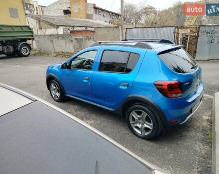 Синий Рено Сандеро СтэпВэй, объемом двигателя 0.9 л и пробегом 100 тыс. км за 8300 $, фото 4 на Automoto.ua