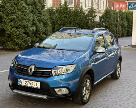 Синій Рено Сандеро СтепВей, об'ємом двигуна 1.46 л та пробігом 52 тис. км за 12800 $, фото 2 на Automoto.ua