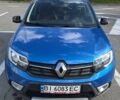 Синий Рено Сандеро СтэпВэй, объемом двигателя 1.46 л и пробегом 64 тыс. км за 12700 $, фото 6 на Automoto.ua