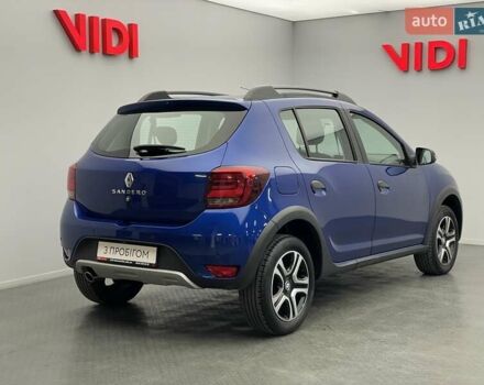 Рено Сандеро СтэпВэй 2020 в Киеве на Automoto.ua Синий Рено Сандеро СтэпВэй, объемом двигателя 0.9 л и пробегом 58 тыс. км за 11255 $, фото 1 на Automoto.ua