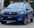 Синій Рено Сандеро СтепВей, об'ємом двигуна 0.9 л та пробігом 75 тис. км за 11300 $, фото 1 на Automoto.ua
