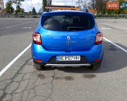 Синий Рено Сандеро СтэпВэй, объемом двигателя 1.5 л и пробегом 253 тыс. км за 8300 $, фото 10 на Automoto.ua