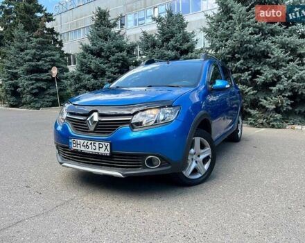 Синий Рено Сандеро СтэпВэй, объемом двигателя 1.5 л и пробегом 140 тыс. км за 5600 $, фото 8 на Automoto.ua