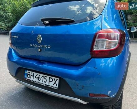 Синий Рено Сандеро СтэпВэй, объемом двигателя 1.5 л и пробегом 140 тыс. км за 5600 $, фото 14 на Automoto.ua