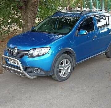 Синій Рено Сандеро СтепВей, об'ємом двигуна 1.46 л та пробігом 62 тис. км за 11000 $, фото 1 на Automoto.ua