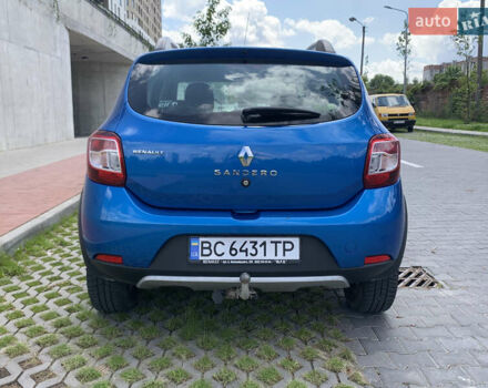 Синій Рено Сандеро СтепВей, об'ємом двигуна 1.5 л та пробігом 216 тис. км за 8500 $, фото 9 на Automoto.ua