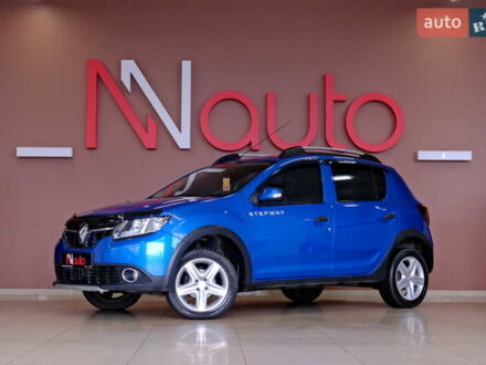 Синий Рено Сандеро СтэпВэй, объемом двигателя 1.5 л и пробегом 147 тыс. км за 6900 $, фото 1 на Automoto.ua