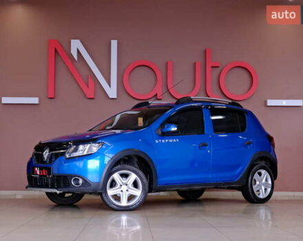 Синий Рено Сандеро СтэпВэй, объемом двигателя 1.5 л и пробегом 147 тыс. км за 6900 $, фото 1 на Automoto.ua
