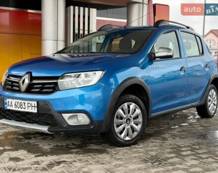 Синій Рено Сандеро СтепВей, об'ємом двигуна 1.46 л та пробігом 211 тис. км за 6999 $, фото 1 на Automoto.ua
