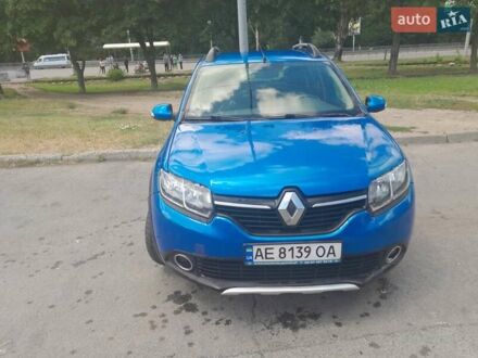 Рено Сандеро СтэпВэй 2016 в Днепре (Днепропетровске) на Automoto.ua Синий Рено Сандеро СтэпВэй, объемом двигателя 1.46 л и пробегом 170 тыс. км за 9000 $, фото 1 на Automoto.ua