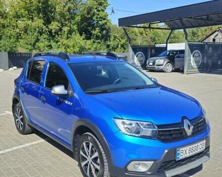 Синій Рено Сандеро СтепВей, об'ємом двигуна 1.46 л та пробігом 42 тис. км за 13200 $, фото 1 на Automoto.ua