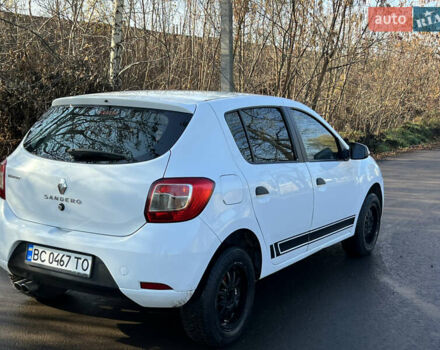 Білий Рено Сандеро, об'ємом двигуна 1.15 л та пробігом 281 тис. км за 4850 $, фото 6 на Automoto.ua