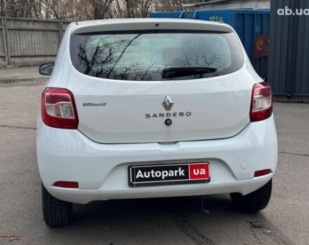 Белый Рено Сандеро, объемом двигателя 1.2 л и пробегом 152 тыс. км за 7290 $, фото 5 на Automoto.ua