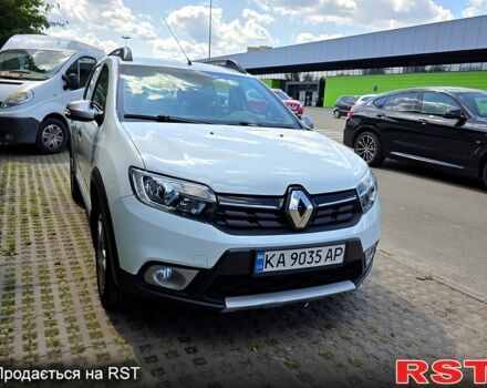 Белый Рено Сандеро, объемом двигателя 1 л и пробегом 57 тыс. км за 9500 $, фото 5 на Automoto.ua