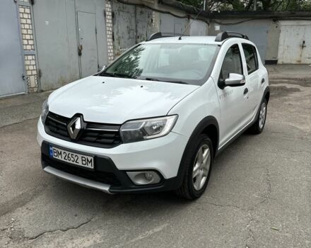 Белый Рено Сандеро, объемом двигателя 0.9 л и пробегом 276 тыс. км за 7500 $, фото 2 на Automoto.ua