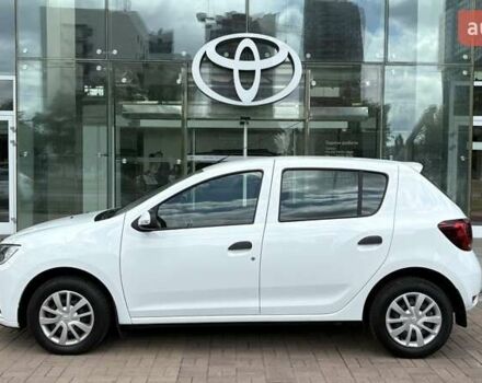 Белый Рено Сандеро, объемом двигателя 0.9 л и пробегом 73 тыс. км за 9990 $, фото 2 на Automoto.ua