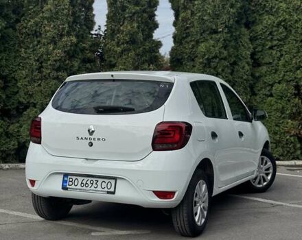 Білий Рено Сандеро, об'ємом двигуна 1 л та пробігом 35 тис. км за 10900 $, фото 8 на Automoto.ua