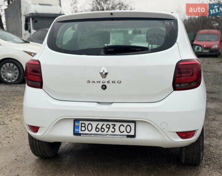 Білий Рено Сандеро, об'ємом двигуна 1 л та пробігом 36 тис. км за 9300 $, фото 16 на Automoto.ua