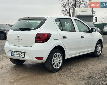 Білий Рено Сандеро, об'ємом двигуна 1 л та пробігом 36 тис. км за 9300 $, фото 20 на Automoto.ua