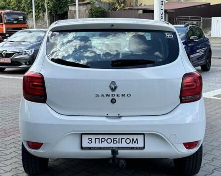 Белый Рено Сандеро, объемом двигателя 0.9 л и пробегом 37 тыс. км за 10300 $, фото 6 на Automoto.ua