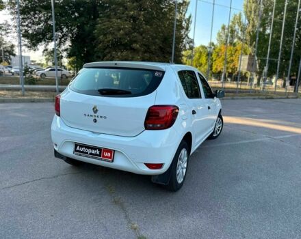 Рено Сандеро 2021 в Запорожье на Automoto.ua Белый Рено Сандеро, объемом двигателя 1 л и пробегом 98 тыс. км за 8100 $, фото 6 на Automoto.ua