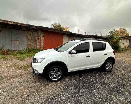 Білий Рено Сандеро, об'ємом двигуна 0.9 л та пробігом 57 тис. км за 9500 $, фото 1 на Automoto.ua