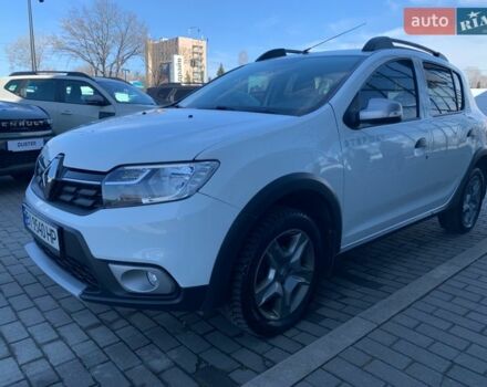 Белый Рено Сандеро, объемом двигателя 0.9 л и пробегом 55 тыс. км за 10700 $, фото 1 на Automoto.ua
