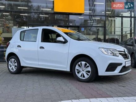 Белый Рено Сандеро, объемом двигателя 1 л и пробегом 37 тыс. км за 8950 $, фото 1 на Automoto.ua