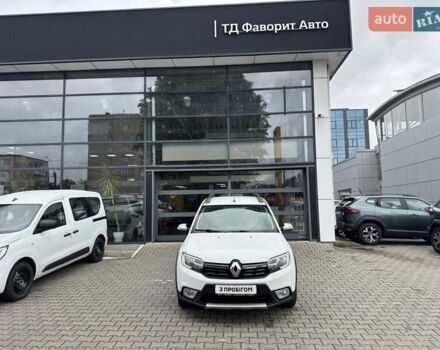 Білий Рено Сандеро, об'ємом двигуна 0.9 л та пробігом 68 тис. км за 9400 $, фото 1 на Automoto.ua
