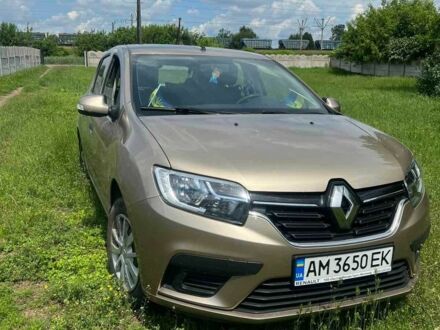 Бежевый Рено Сандеро, объемом двигателя 0.9 л и пробегом 91 тыс. км за 8800 $, фото 1 на Automoto.ua